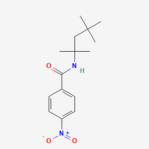 molecular formula C15H22N2O3 B5515874 4-nitro-N-(1,1,3,3-tetramethylbutyl)benzamide CAS No. 101354-47-6