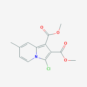 dimethyl 3-chloro-7-methyl-1,2-indolizinedicarboxylate