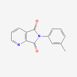 molecular formula C14H10N2O2 B5517192 6-(3-甲苯基)-5H-吡咯并[3,4-b]吡啶-5,7(6H)-二酮 