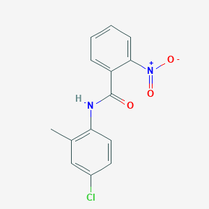 N-(4-chloro-2-methylphenyl)-2-nitrobenzamide