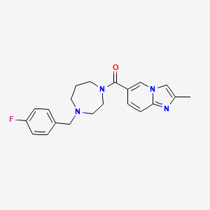 6-{[4-(4-fluorobenzyl)-1,4-diazepan-1-yl]carbonyl}-2-methylimidazo[1,2-a]pyridine