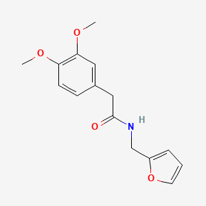 2-(3,4-dimethoxyphenyl)-N-(2-furylmethyl)acetamide