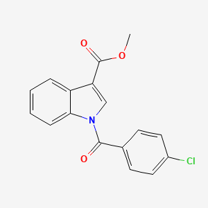 methyl 1-(4-chlorobenzoyl)-1H-indole-3-carboxylate