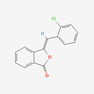molecular formula C15H9ClO2 B5517669 3-(2-chlorobenzylidene)-2-benzofuran-1(3H)-one 