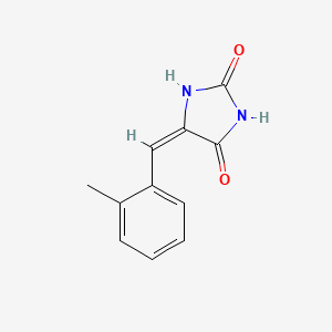 molecular formula C11H10N2O2 B5517811 5-(2-methylbenzylidene)-2,4-imidazolidinedione 