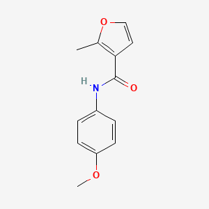 molecular formula C13H13NO3 B5517821 N-(4-methoxyphenyl)-2-methyl-3-furamide 