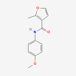 molecular formula C13H13NO3 B5517821 N-(4-甲氧基苯基)-2-甲基-3-呋喃酰胺 