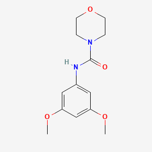 molecular formula C13H18N2O4 B5518002 N-(3,5-二甲氧苯基)-4-吗啉甲酰胺 