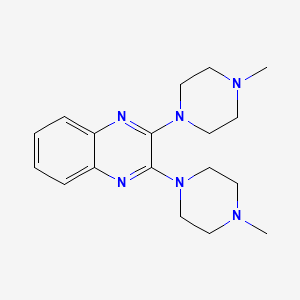 2,3-bis(4-methyl-1-piperazinyl)quinoxaline