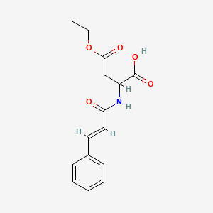 2-(cinnamoylamino)-4-ethoxy-4-oxobutanoic acid