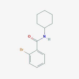 molecular formula C13H16BrNO B5518206 2-bromo-N-cyclohexylbenzamide 