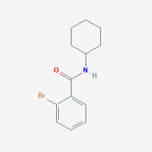 molecular formula C13H16BrNO B5518206 2-溴-N-环己基苯甲酰胺 