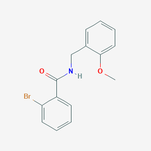 molecular formula C15H14BrNO2 B5518243 2-bromo-N-(2-methoxybenzyl)benzamide 