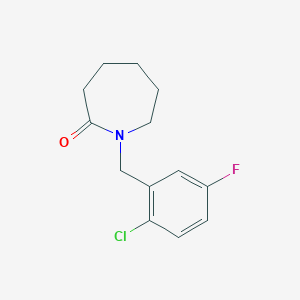 1-(2-chloro-5-fluorobenzyl)azepan-2-one