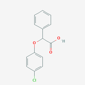 molecular formula C14H11ClO3 B055183 2-(4-Chlorophenoxy)-2-phenylacetic acid CAS No. 119061-18-6
