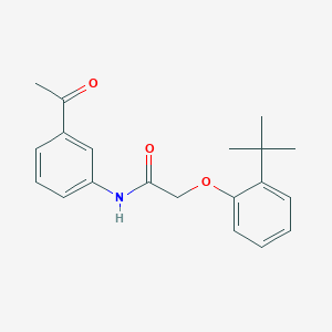 N-(3-acetylphenyl)-2-(2-tert-butylphenoxy)acetamide