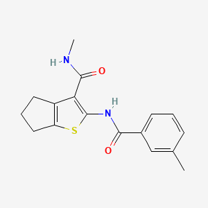 N-methyl-2-[(3-methylbenzoyl)amino]-5,6-dihydro-4H-cyclopenta[b]thiophene-3-carboxamide