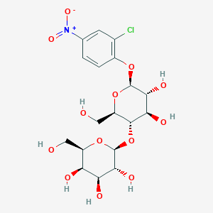 molecular formula C18H24ClNO13 B055187 2-氯-4-硝基苯基-β-D-乳糖苷 CAS No. 120583-41-7