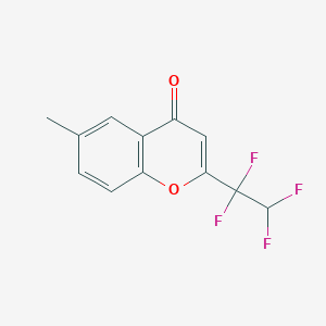 6-methyl-2-(1,1,2,2-tetrafluoroethyl)-4H-chromen-4-one