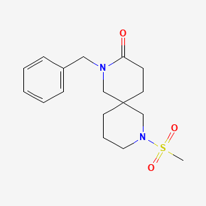 2-benzyl-8-(methylsulfonyl)-2,8-diazaspiro[5.5]undecan-3-one