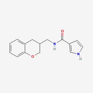 N-(3,4-dihydro-2H-chromen-3-ylmethyl)-1H-pyrrole-3-carboxamide