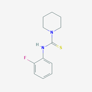 molecular formula C12H15FN2S B5518910 N-(2-fluorophenyl)-1-piperidinecarbothioamide CAS No. 4378-32-9