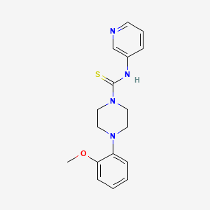 4-(2-methoxyphenyl)-N-3-pyridinyl-1-piperazinecarbothioamide