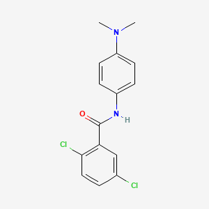 2,5-dichloro-N-[4-(dimethylamino)phenyl]benzamide