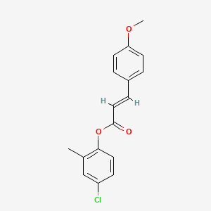 4-chloro-2-methylphenyl 3-(4-methoxyphenyl)acrylate