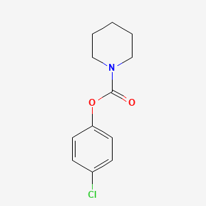 molecular formula C12H14ClNO2 B5519586 4-chlorophenyl 1-piperidinecarboxylate 