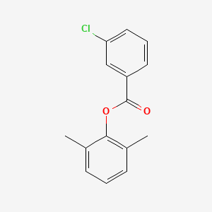 molecular formula C15H13ClO2 B5519607 2,6-dimethylphenyl 3-chlorobenzoate 