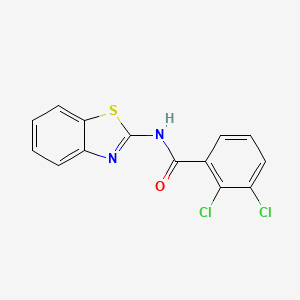 molecular formula C14H8Cl2N2OS B5519659 N-1,3-benzothiazol-2-yl-2,3-dichlorobenzamide 