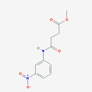 methyl 4-[(3-nitrophenyl)amino]-4-oxobutanoate