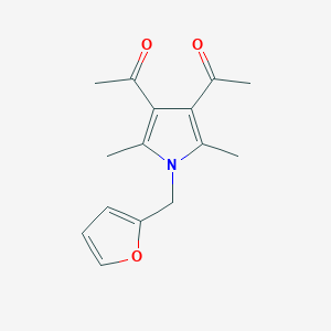 1,1'-[1-(2-furylmethyl)-2,5-dimethyl-1H-pyrrole-3,4-diyl]diethanone