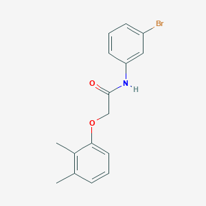 molecular formula C16H16BrNO2 B5519803 N-(3-bromophenyl)-2-(2,3-dimethylphenoxy)acetamide 