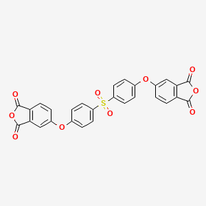 molecular formula C28H14O10S B5519821 5,5'-[sulfonylbis(4,1-phenyleneoxy)]bis(2-benzofuran-1,3-dione) 