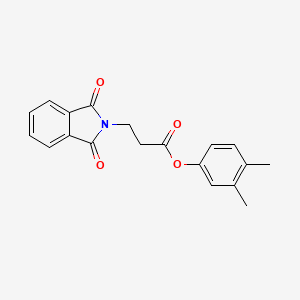 3,4-dimethylphenyl 3-(1,3-dioxo-1,3-dihydro-2H-isoindol-2-yl)propanoate