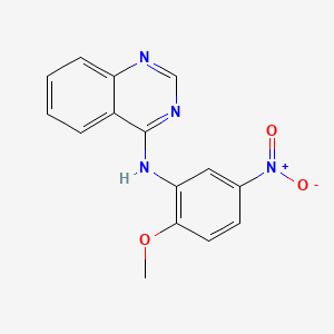 N-(2-methoxy-5-nitrophenyl)-4-quinazolinamine