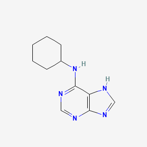 molecular formula C11H15N5 B5519928 N-cyclohexyl-9H-purin-6-amine CAS No. 7674-45-5