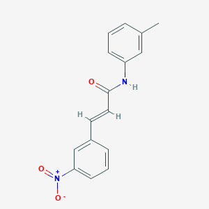 N-(3-methylphenyl)-3-(3-nitrophenyl)acrylamide