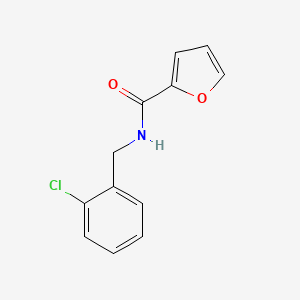 molecular formula C12H10ClNO2 B5519948 N-(2-chlorobenzyl)-2-furamide 