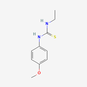 molecular formula C10H14N2OS B5519957 N-ethyl-N'-(4-methoxyphenyl)thiourea 