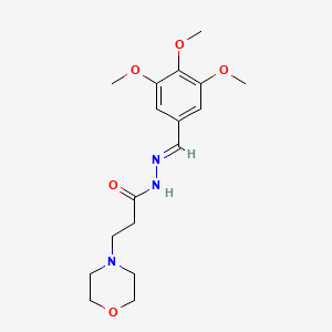 3-(4-morpholinyl)-N'-(3,4,5-trimethoxybenzylidene)propanohydrazide