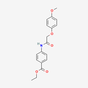 ethyl 4-{[(4-methoxyphenoxy)acetyl]amino}benzoate
