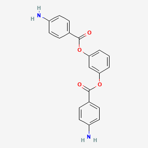 molecular formula C20H16N2O4 B5520072 1,3-phenylene bis(4-aminobenzoate) CAS No. 142280-58-8
