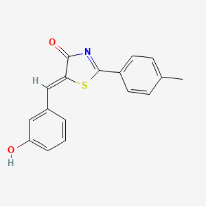 5-(3-hydroxybenzylidene)-2-(4-methylphenyl)-1,3-thiazol-4(5H)-one