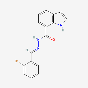 N'-(2-bromobenzylidene)-1H-indole-7-carbohydrazide