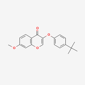 molecular formula C20H20O4 B5520342 3-(4-tert-butylphenoxy)-7-methoxy-4H-chromen-4-one 