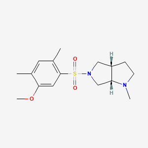 (3aS,6aS)-5-[(5-methoxy-2,4-dimethylphenyl)sulfonyl]-1-methyloctahydropyrrolo[3,4-b]pyrrole