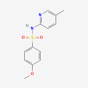 4-methoxy-N-(5-methyl-2-pyridinyl)benzenesulfonamide